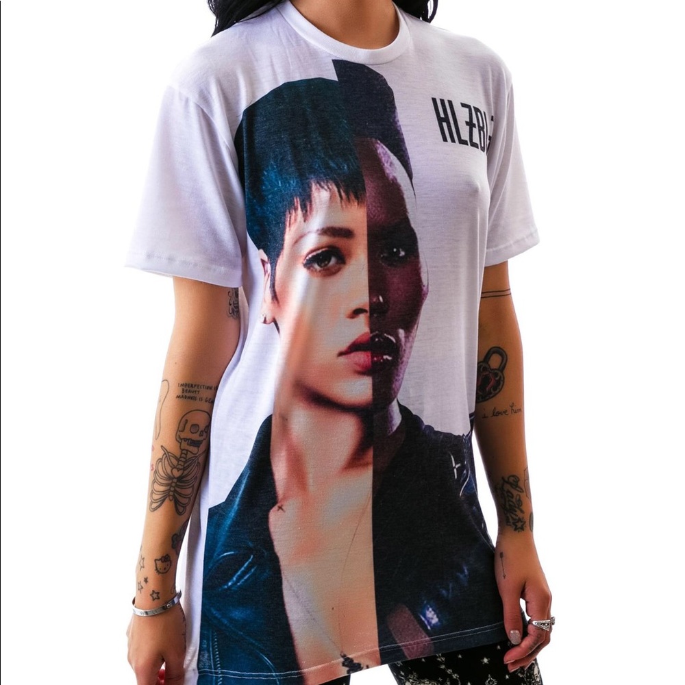 Dolls Kill HLZBLZ Grace Jones Rihanna T-Shirt (SOLD)